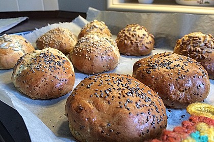 Chia-Joghurt-Brötchen