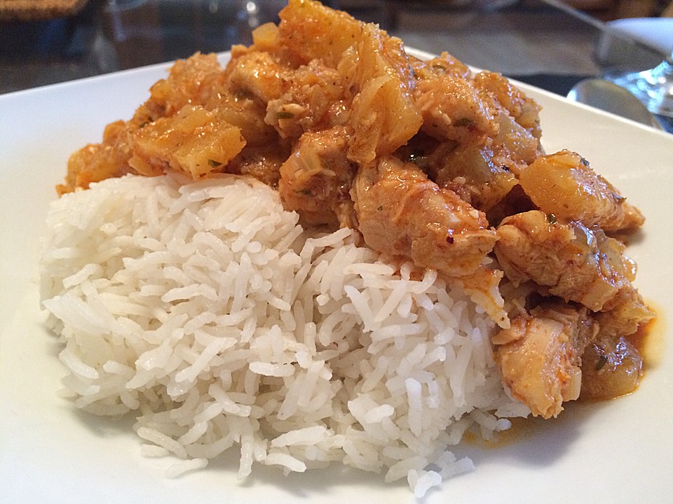 Hähnchen-Curry mit Ananas von Carly001 | Chefkoch.de