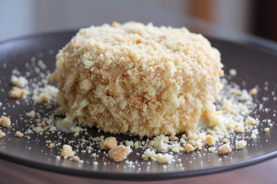 Biskuittörtchen mit Milchmädchen-Buttercreme