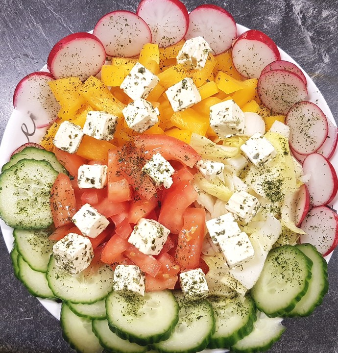 Gemischter Salat mit Feta-Käse von schoschana | Chefkoch.de