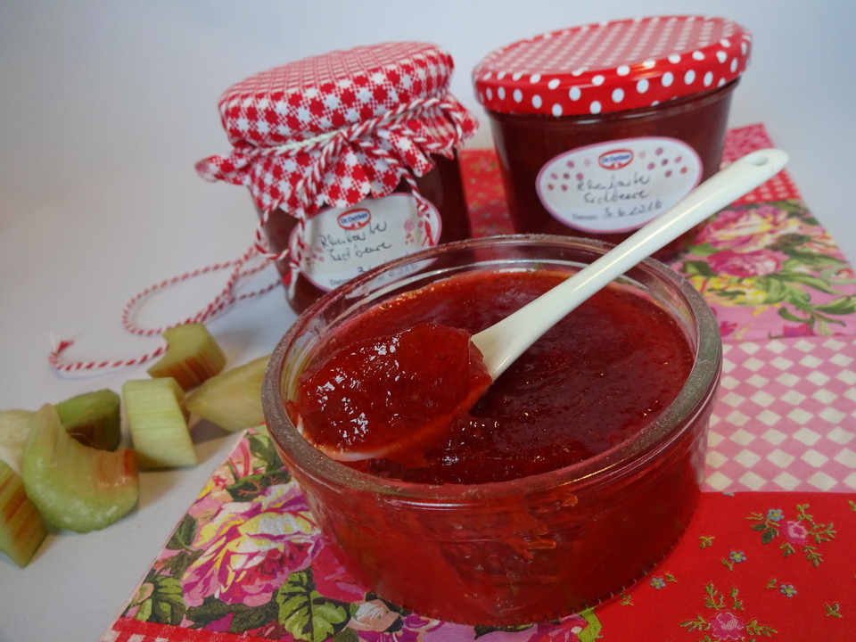 Rhabarber - Erdbeer - Marmelade mit Vanillearoma von Peter78 | Chefkoch.de