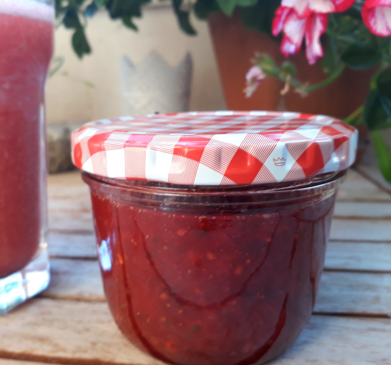 Erdbeermarmelade mit frischer Minze von mkuntze | Chefkoch.de