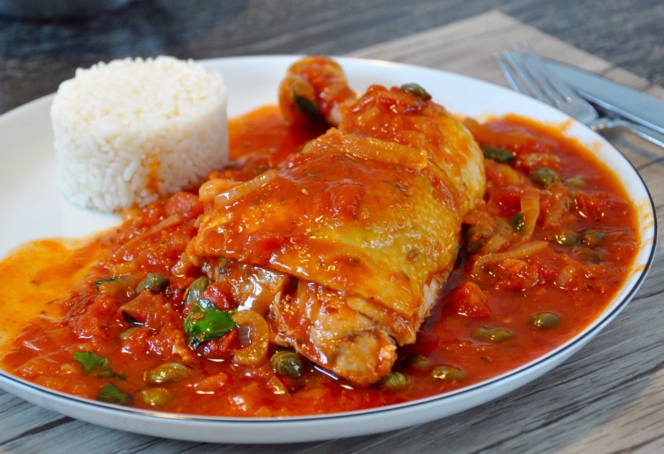 Hähnchenschenkel in Tomatensauce von Lausepelz | Chefkoch.de