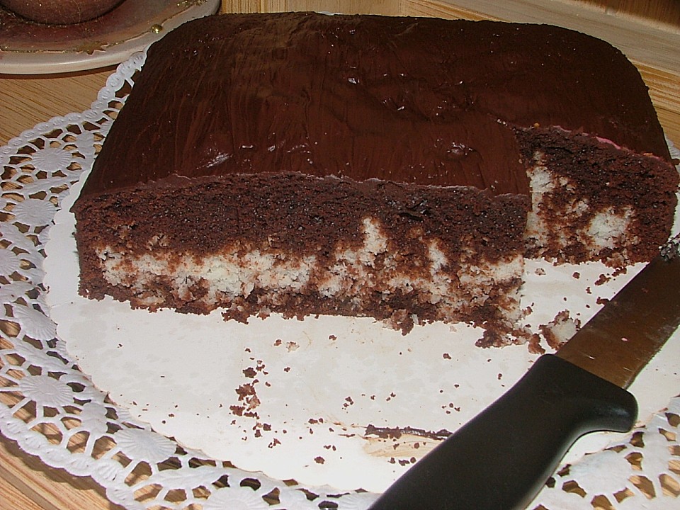 Schokoladen - Kokos - Kuchen von mina111177 | Chefkoch.de