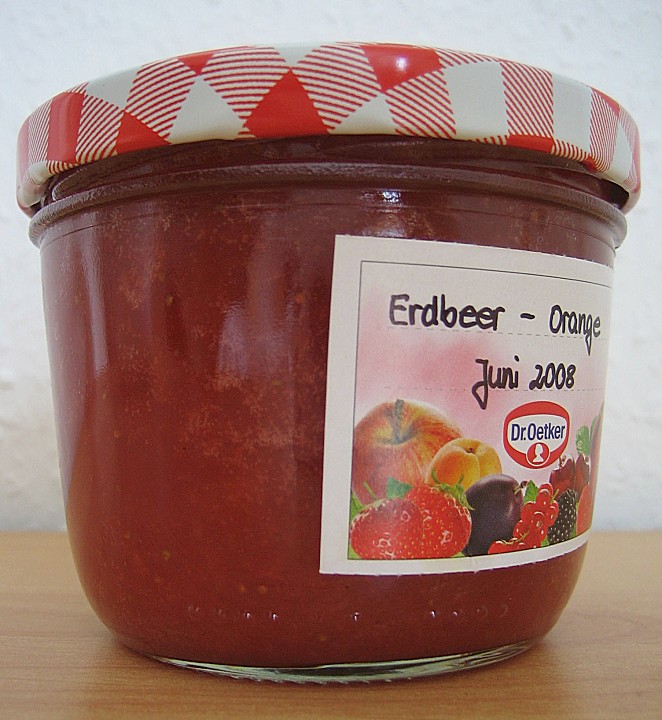 Erdbeer - Orangen - Marmelade - Ein schönes Rezept | Chefkoch.de