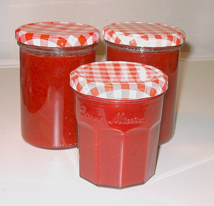 Erdbeer - Rhababer - Marmelade von schweigereisen | Chefkoch.de
