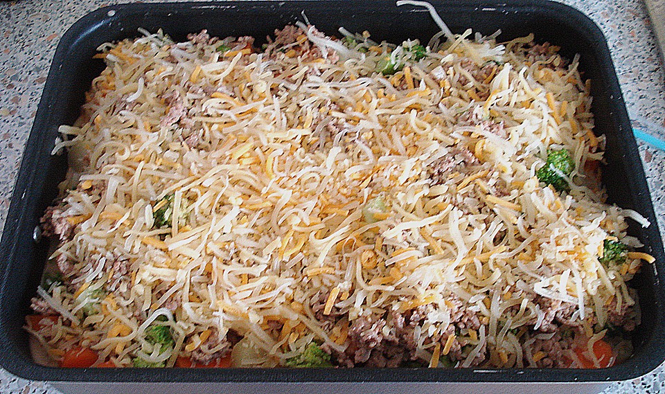 Hackfleisch - Kartoffel - Gemüse - Auflauf von falke42 | Chefkoch.de