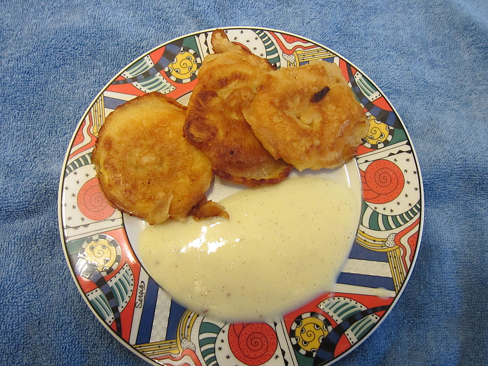 Apfelküchlein mit Vanillesauce von Scruffy86 | Chefkoch.de