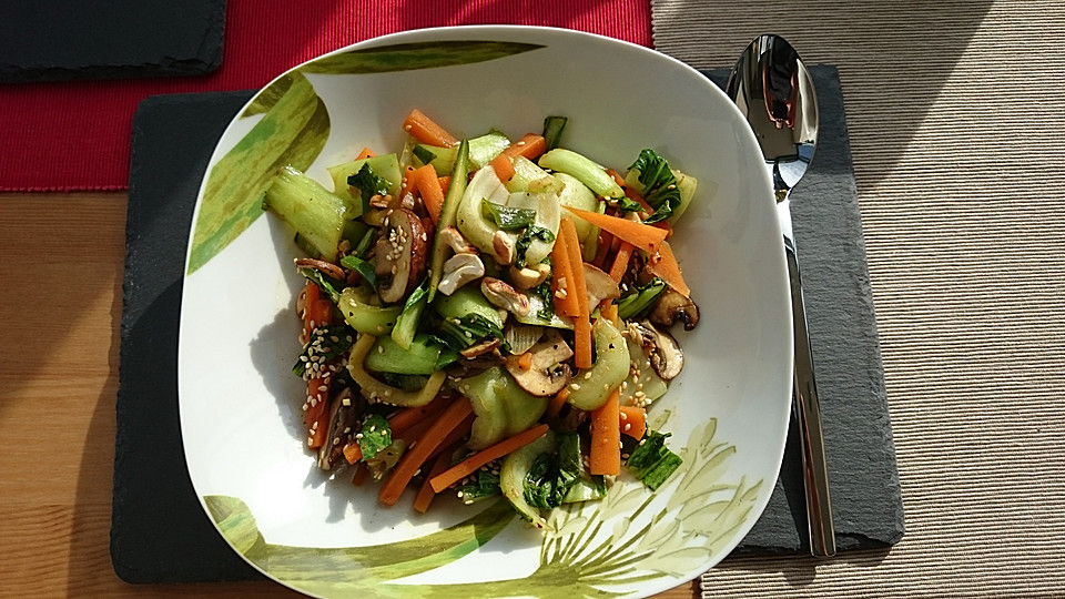 Schnelle Asia-Gemüsepfanne von Kream | Chefkoch.de