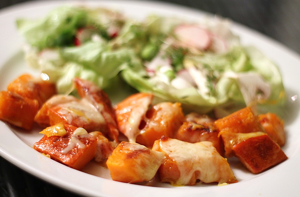 Gebratener Kürbis mit Käse von -küchenprinzessin- | Chefkoch.de