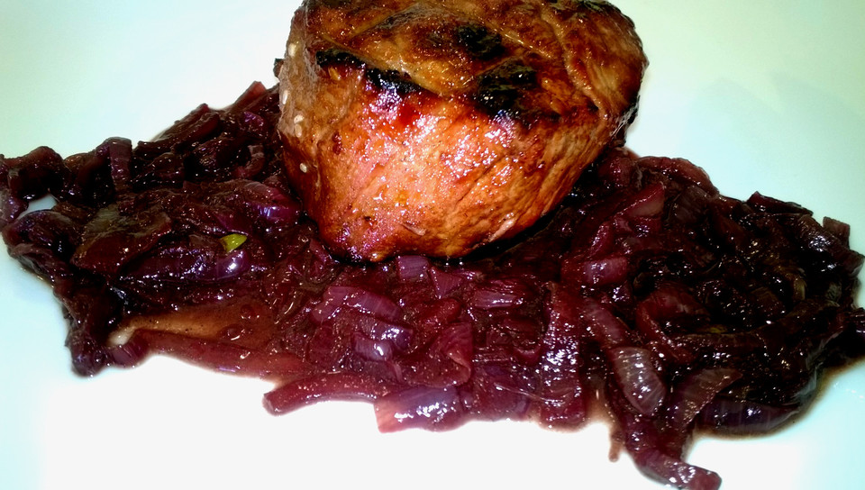 Mikes US Onion (Zwiebel) Sauce für Steaks und Hackfleisch von devils