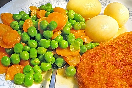 Erbsen-Möhren-Butter-Gemüse 3