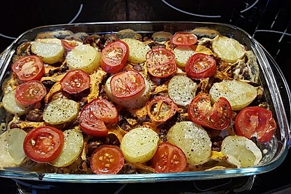 Veganer KartoffelHackAuflauf mit Champignons von VegaNathalie  Chefkoch.de