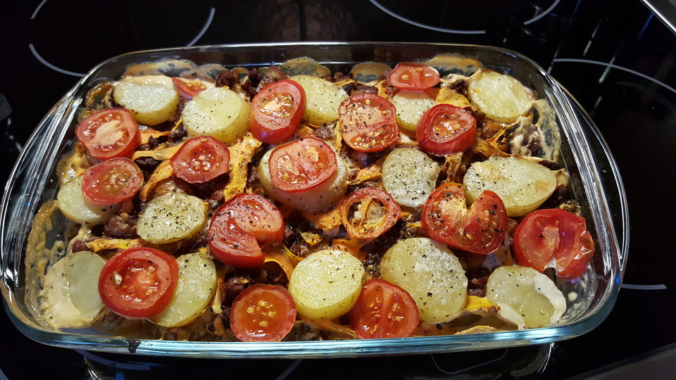 Veganer Kartoffel-Hack-Auflauf mit Champignons von VegaNathalie ...