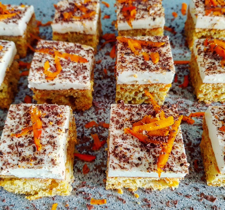 Kürbiskuchen mit Orangenquark - Ein gutes Rezept | Chefkoch.de