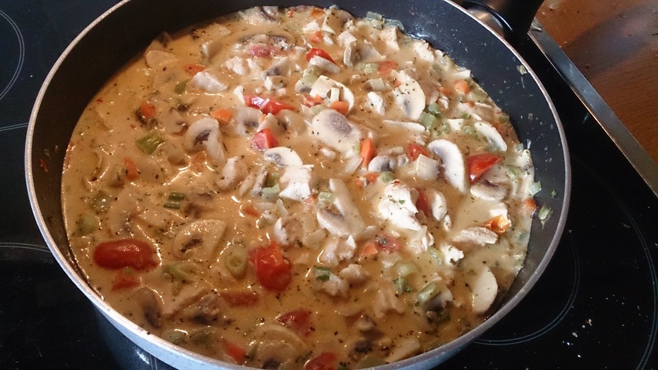 Low Carb Gorgonzola Pilzpfanne mit Huhn von Klosteinhalter | Chefkoch.de
