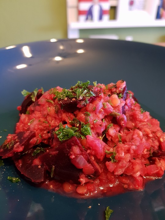 Rote-Linsen-Salat Mit Roter Bete Von SessM | Chefkoch.de