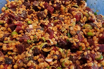 Rote-Linsen-Salat Mit Roter Bete Von SessM | Chefkoch.de