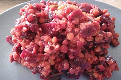 Rote-Linsen-Salat Mit Roter Bete Von SessM | Chefkoch.de