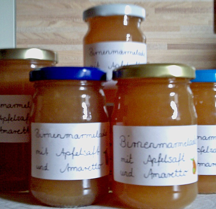 Birnenmarmelade mit Amaretto von hobbykoechin | Chefkoch.de