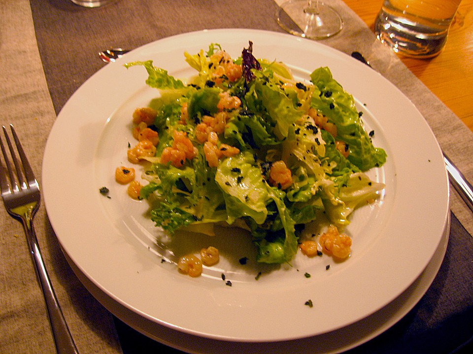 Kleiner Zupfsalat mit marinierten Krabben von D.K. | Chefkoch.de