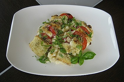 Überbackene Polenta