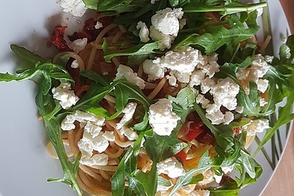 Spaghetti Mit Rucola Und Schafskäse Von Ispat | Chefkoch.de