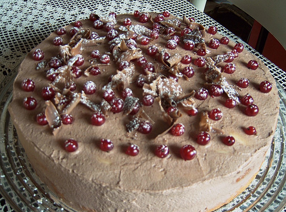 Bananen - Sahne - Schokolikör - Torte von kati28051984 | Chefkoch.de