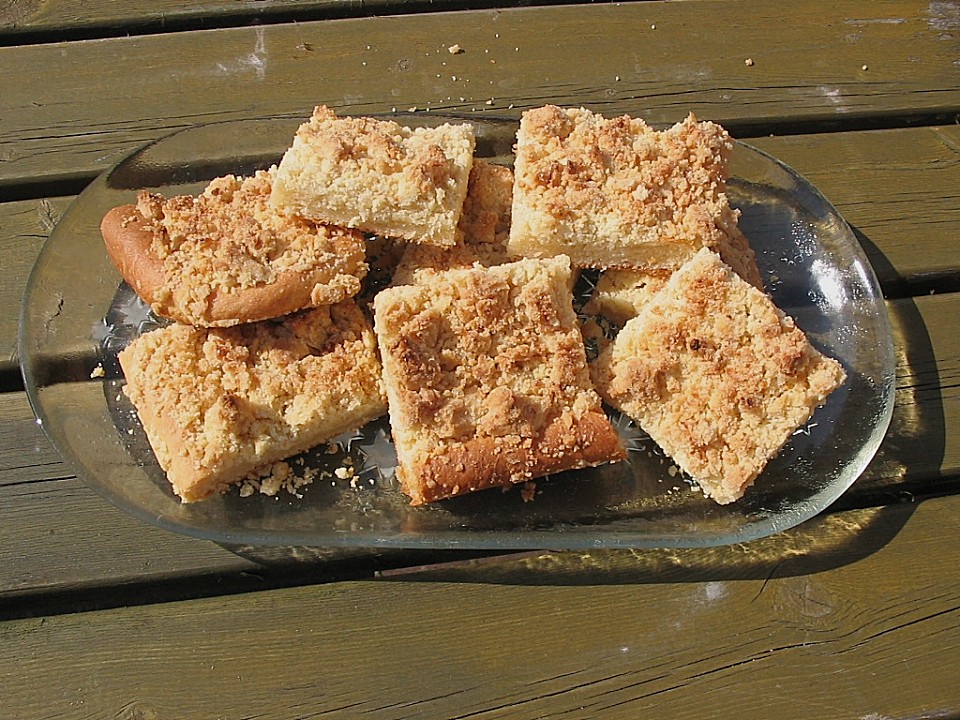 einfacher streuselkuchen mit trockenhefe