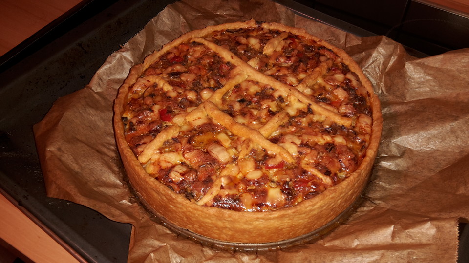 Hackfleisch Schmand Torte Von Missi79 Chefkoch Rezepte Hackfleischkuchen Hackfleischtorte 