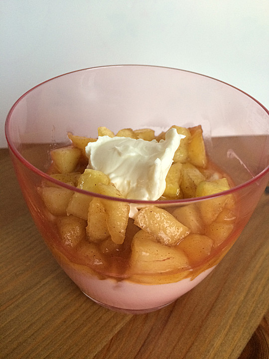 Apfel-Quark-Zimt Dessert von MissLisa1 | Chefkoch.de