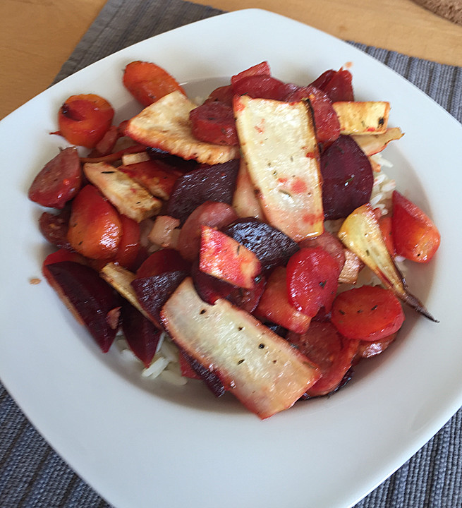 Sauerländer Wurzelgemüse aus dem Ofen von generalmotas | Chefkoch.de