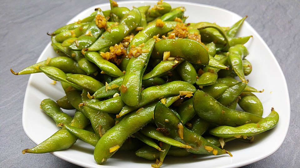 Edamame in würziger japanischer Sauce von SushiLiebhaber Chefkoch.de