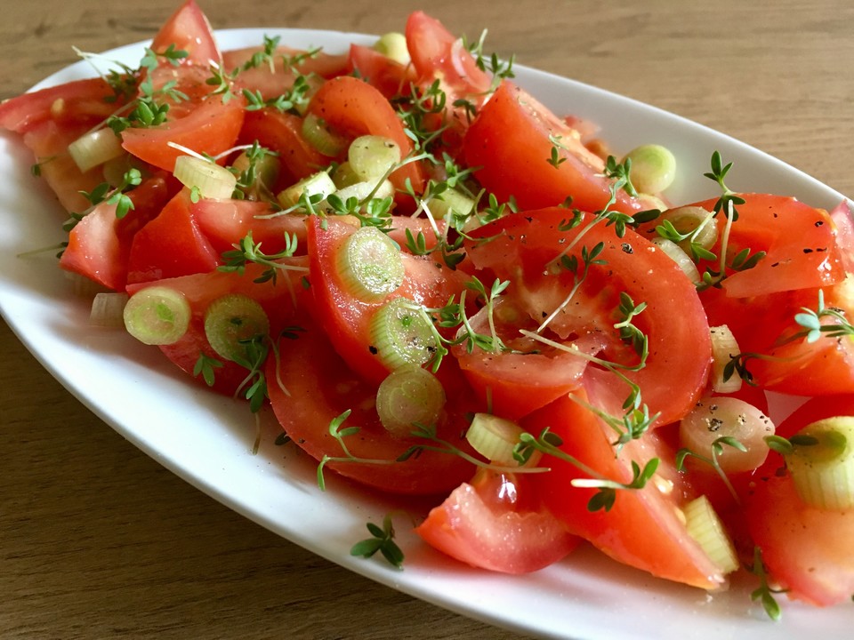 Tomaten-Kresse-Salat von Juulee | Chefkoch.de