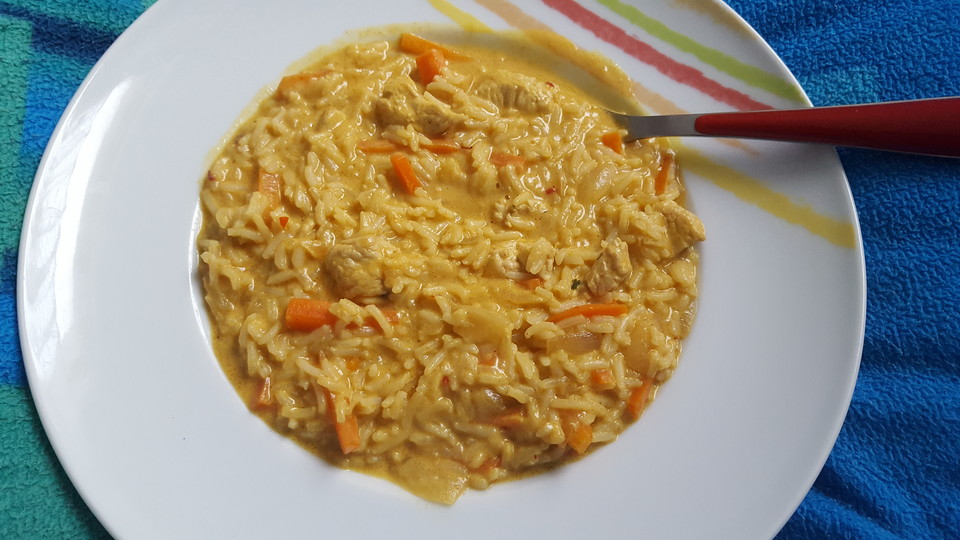 Hühnchen-Kokos-Curry mit Reis von mt29 | Chefkoch.de