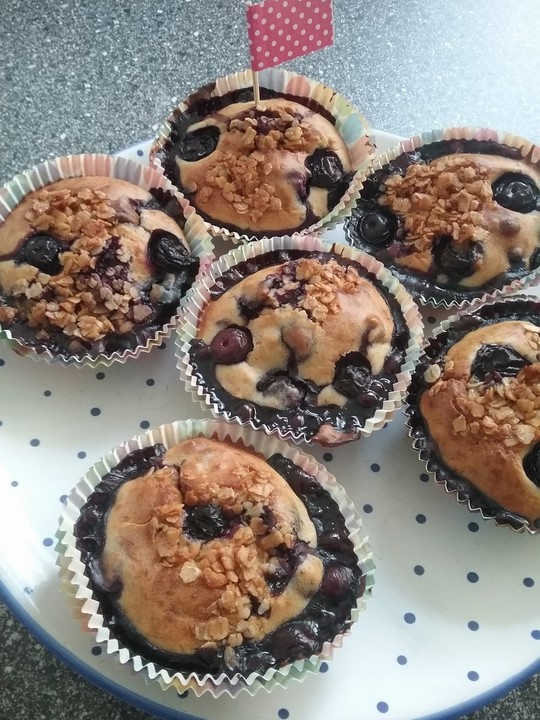 Gesunde HeidelbeerMuffins von MrsFlury Chefkoch.de