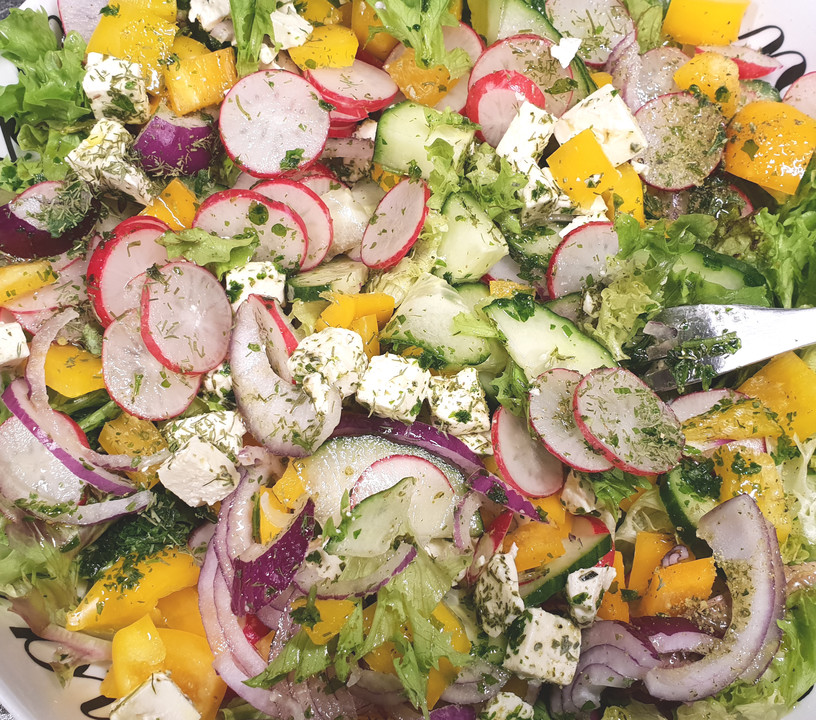 Bauernsalat mit Feta von geeli | Chefkoch.de