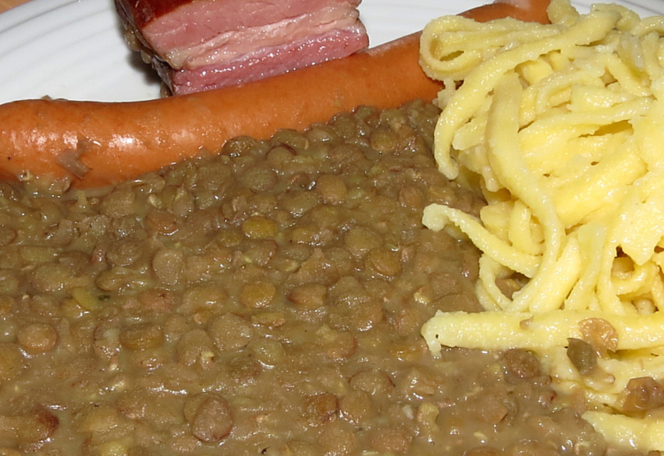 Linsen mit Spätzle von beccy_b | Chefkoch.de