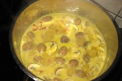 Kokos - Orangen - Ingwersuppe mit Huhn 9