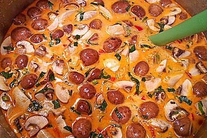 Kokos - Orangen - Ingwersuppe mit Huhn 5
