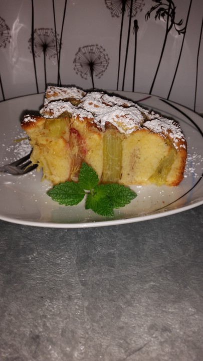 Versunkener Rhabarberkuchen von MrsFlury | Chefkoch.de