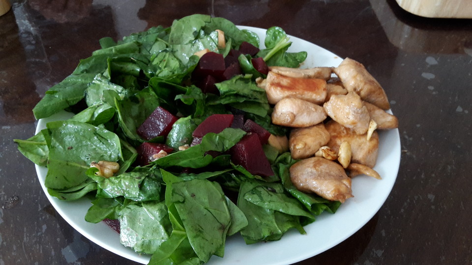 Blattspinat-Salat von Momo287 | Chefkoch.de