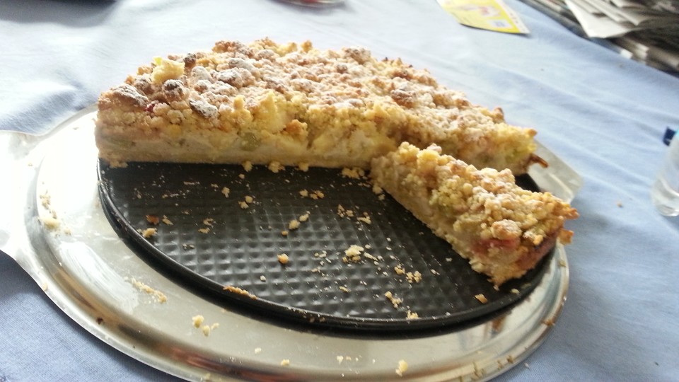 Rhabarberkuchen mit Äpfeln von Prettywomen | Chefkoch.de