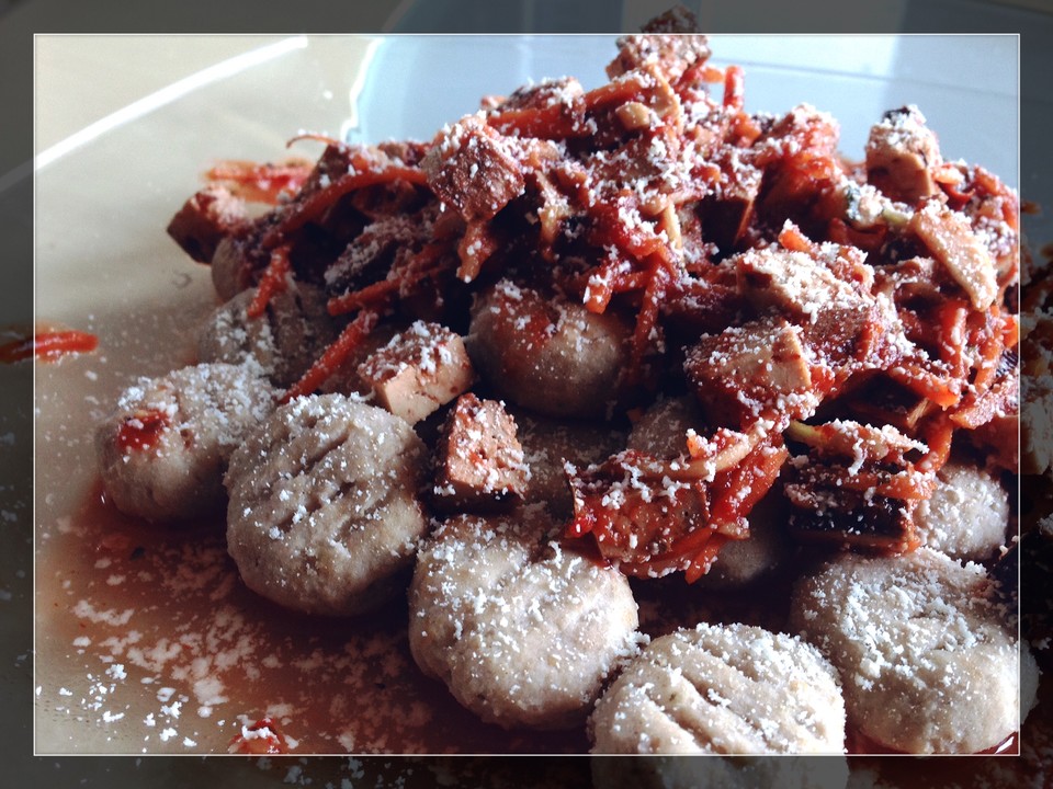 TofuPasta mit Gnocchi aus Kartoffelfasern von Roecki0815 Chefkoch.de