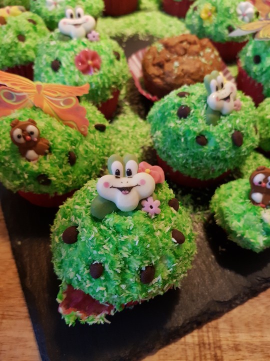 BlumenwiesenMuffins für den Kindergeburtstag von Manokia75 Chefkoch.de