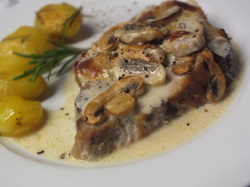 Würziger Camembert-Braten mit Pilzen von Daywalker1984 | Chefkoch.de