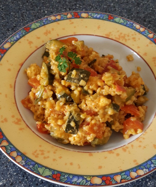 ZucchiniBulgur (Rezept mit Bild) von Deeniisee92 Chefkoch.de