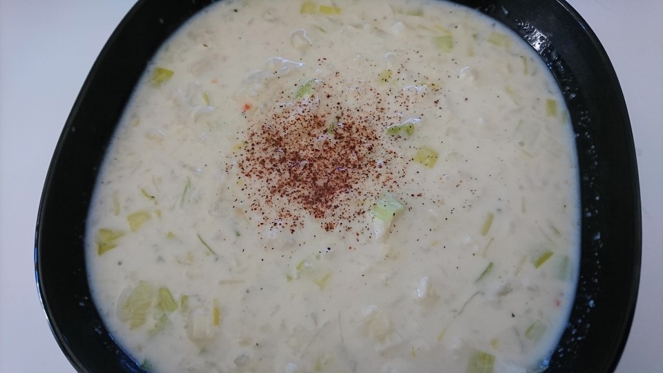 Low Carb vegetarische Käse-Lauch-Blumenkohl Suppe von Melanie_28 ...