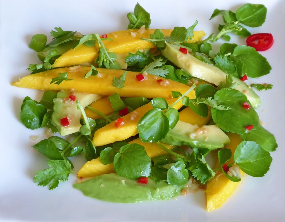 Mango-Avocado-Salat mit Brunnenkresse von ars_vivendi | Chefkoch.de