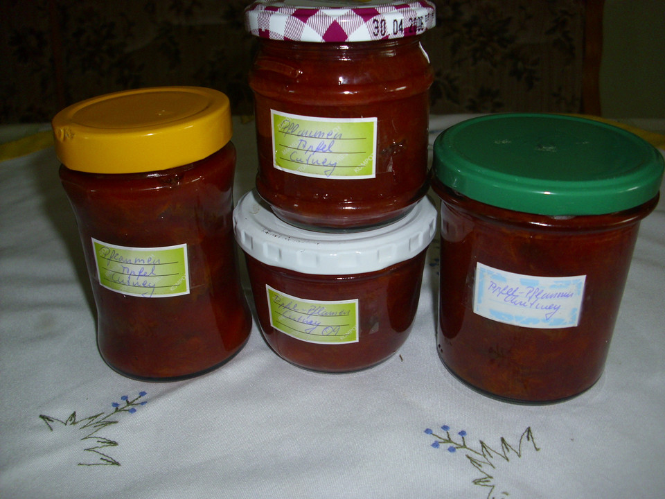 Pflaumen-Apfel-Chutney von Paddy2590 | Chefkoch.de